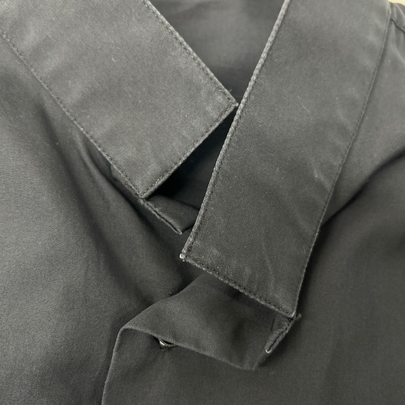 Dior Homme Dark Navy Stand Color Cotton Broad Dress Shirt 37 — view 7