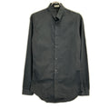 Dior Homme Dark Navy Stand Color Cotton Broad Dress Shirt 37