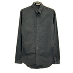 Dior Homme Dark Navy Stand Color Cotton Broad Dress Shirt 37