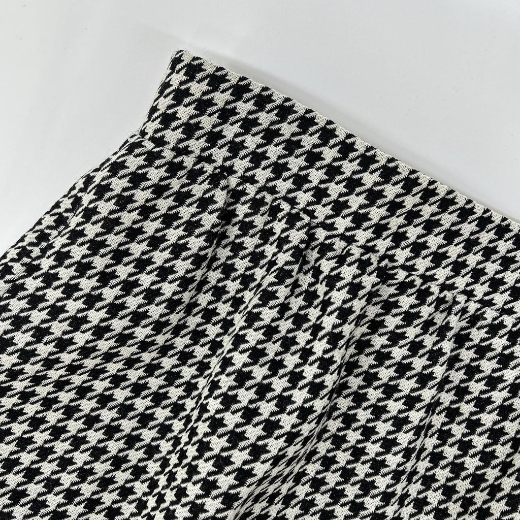 Dior Houndstooth Midi Skirt — view 6