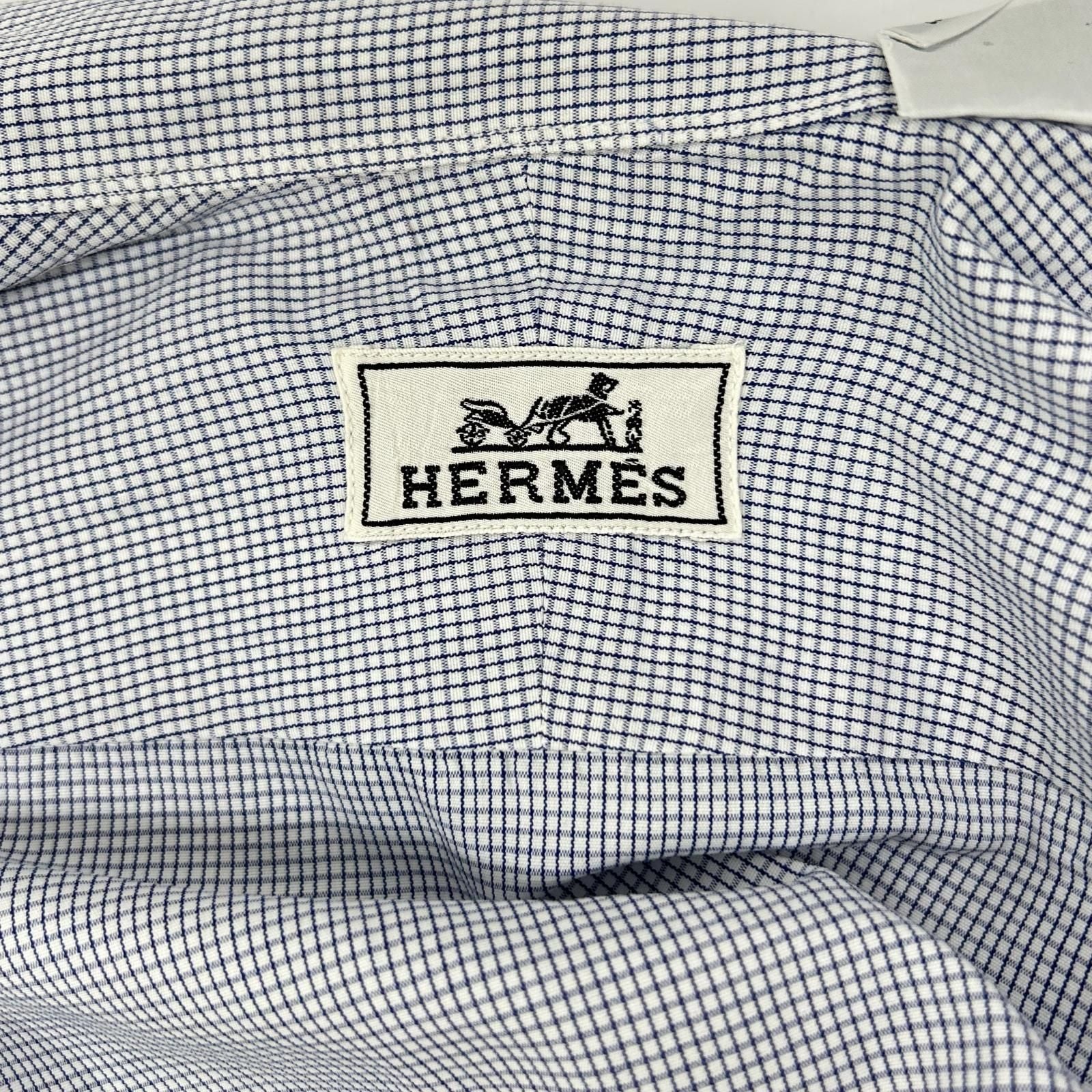 Hermes Long Sleeve Shirt Gold Series Button — view 4