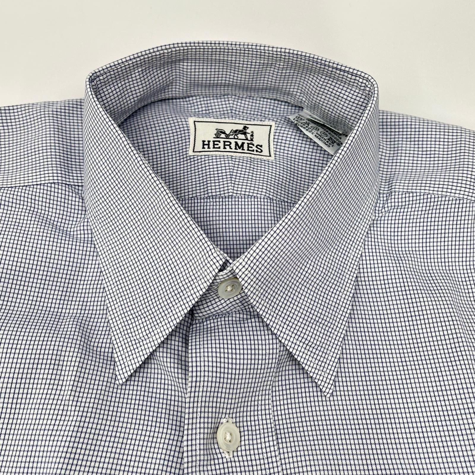 Hermes Long Sleeve Shirt Gold Series Button — view 7