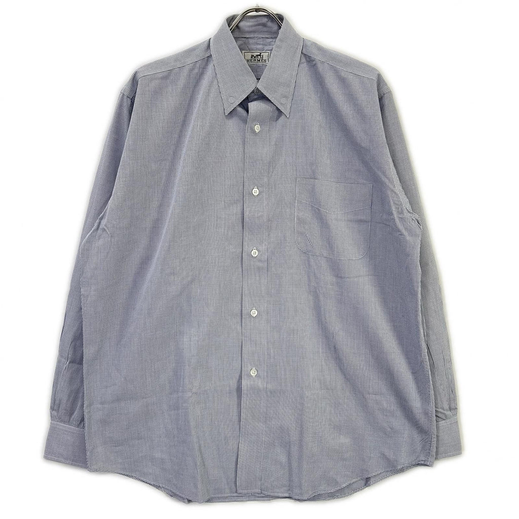 Hermes Long Sleeve Shirt Gold Series Button