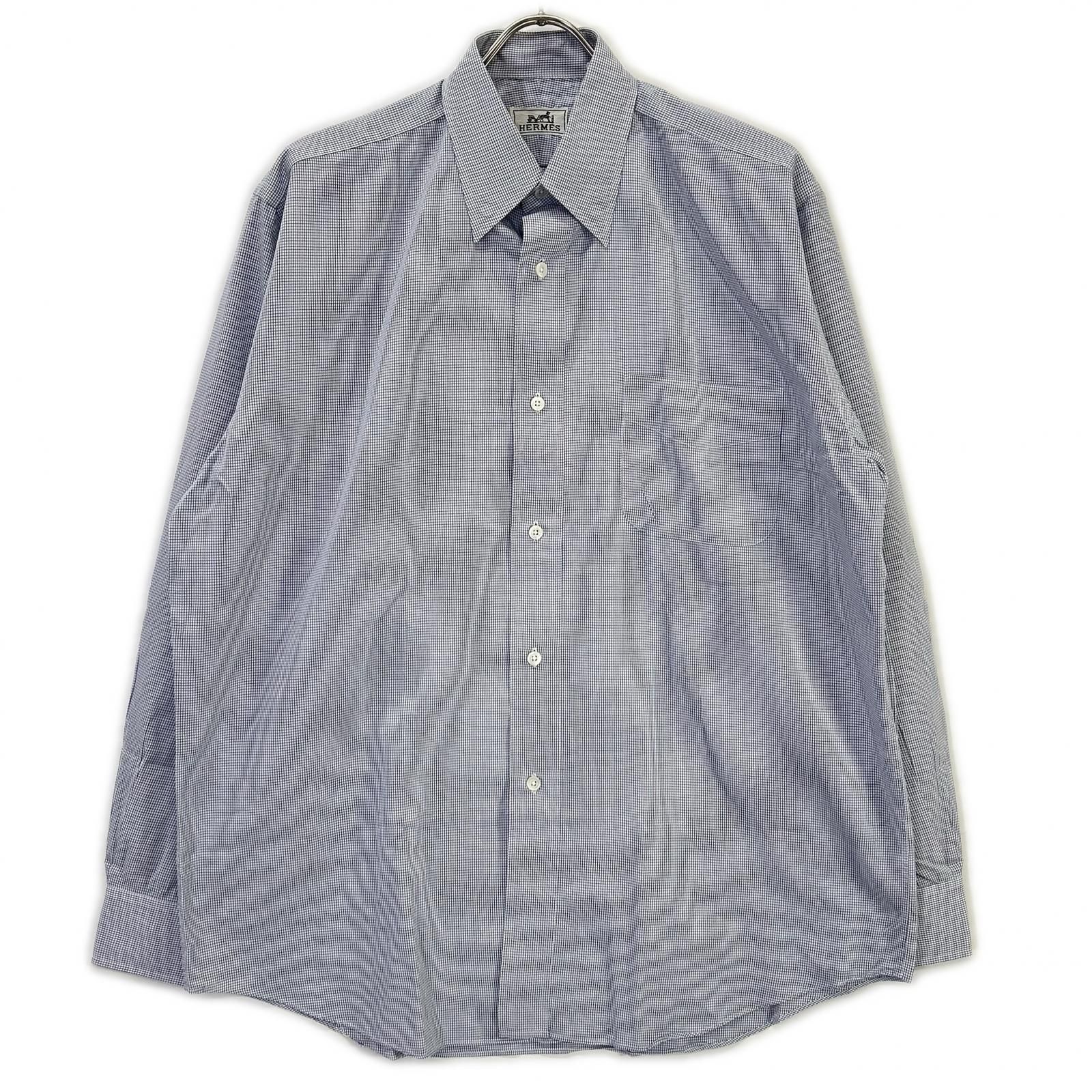 Hermes Long Sleeve Shirt Gold Series Button