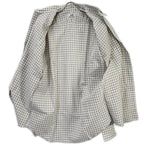 Hermes Long Sleeve Shirt Series Button Gray Check — view 3