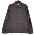 Hermes Long Sleeve Shirt Series Button Brown Stitch