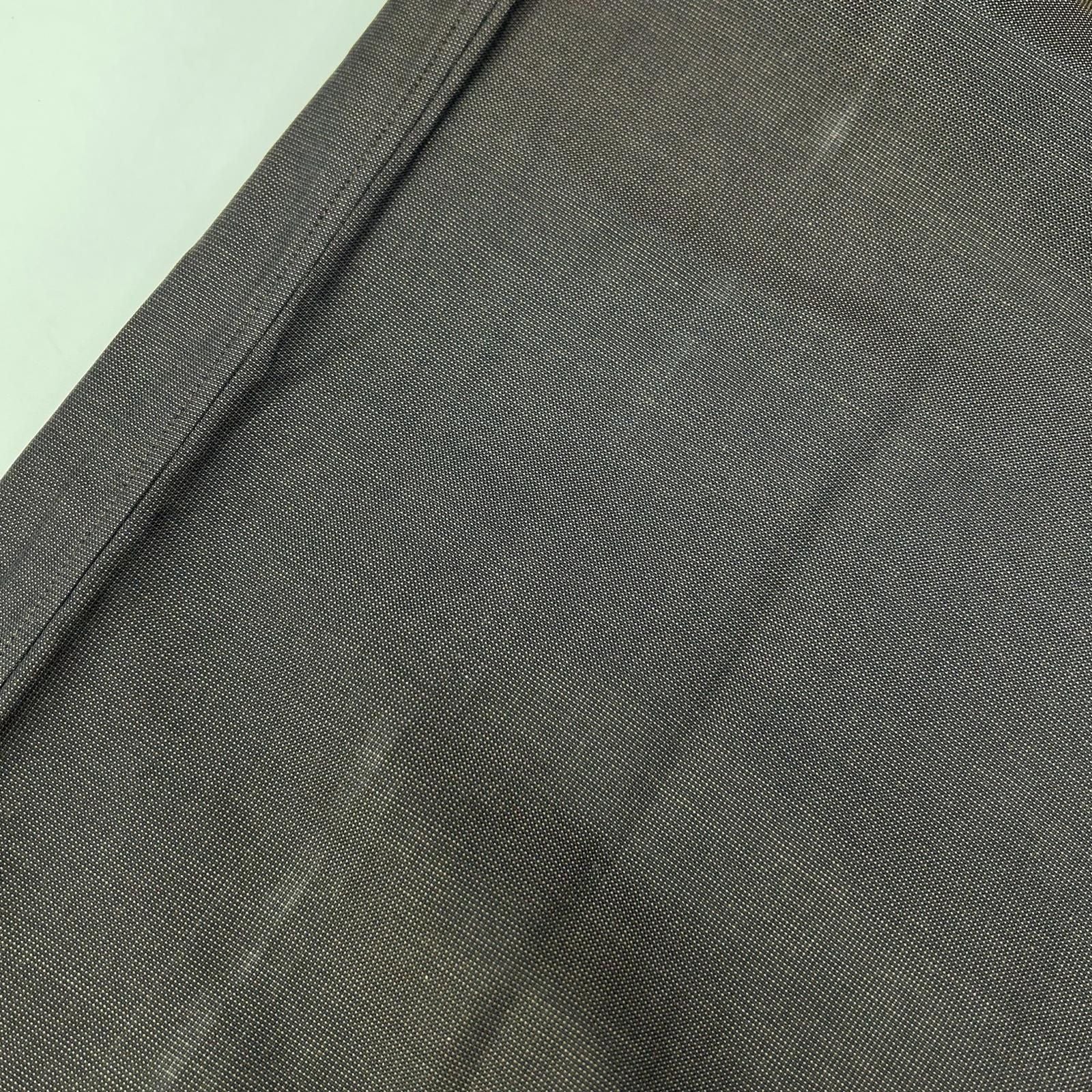 Hermes Long Sleeve Shirt Series Button Brown Stitch — view 8