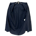 Hermes Navy Cotton Button Bowtie Shirt 38 — view 4