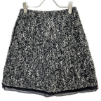 Dior Black Wool Mohair Tweed Skirt 34 — view 2