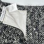Dior Black Wool Mohair Tweed Skirt 34 — view 7
