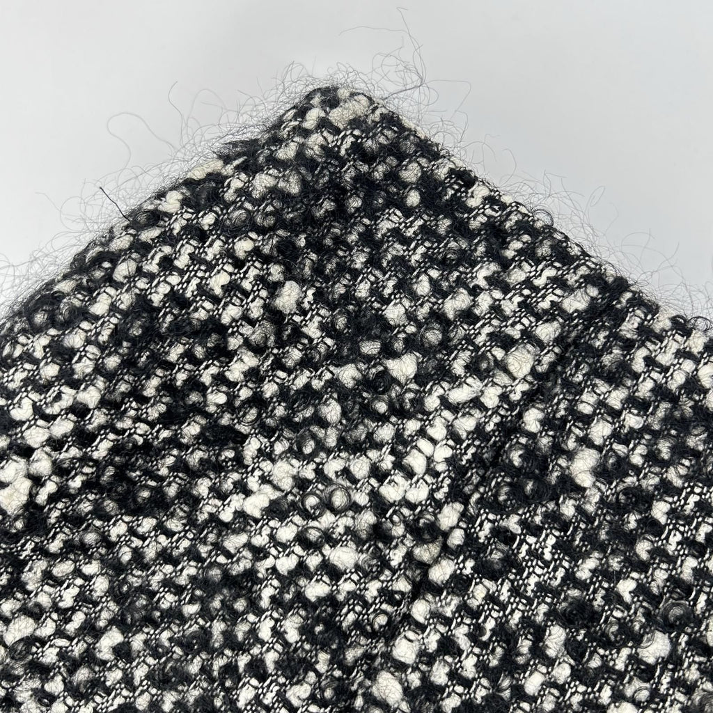 Dior Black Wool Mohair Tweed Skirt 34 — view 5