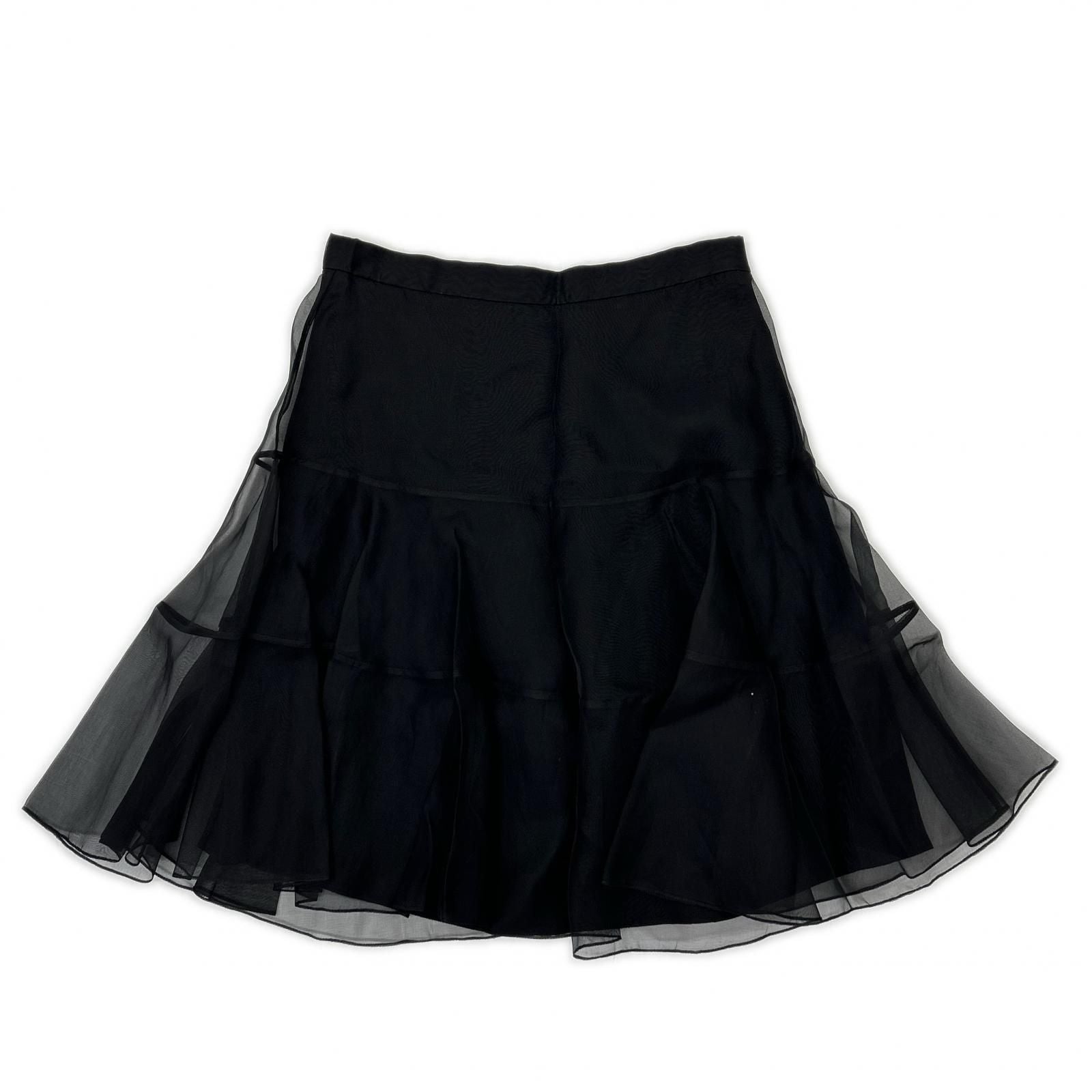 Dior Black Sheath Mini Skirt
