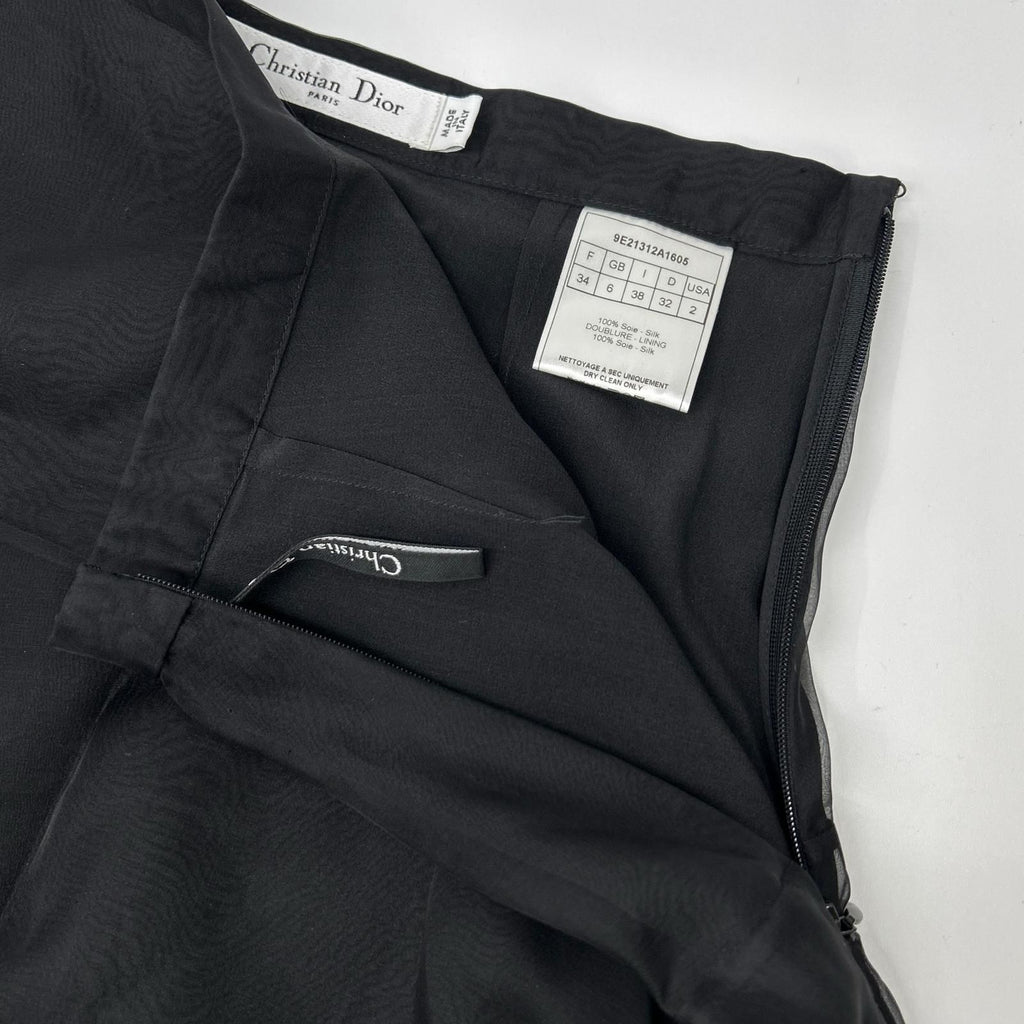 Dior Black Sheath Mini Skirt — view 7