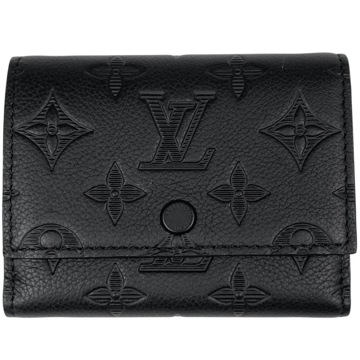 Louis Vuitton Victor Wallet Monogram Shadow Leather Noir