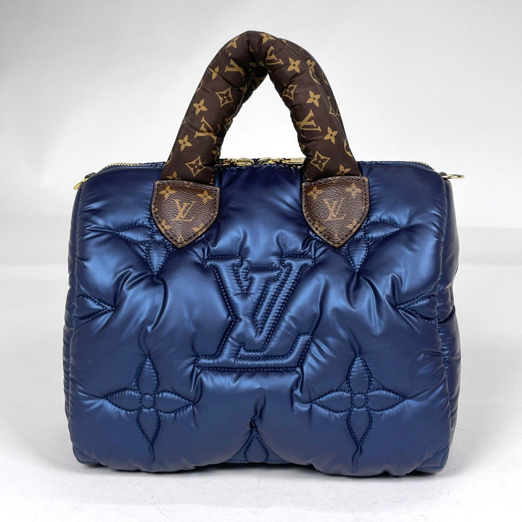 Louis Vuitton Speedy Bandouliere 25 Handbag LV Pillow Monogram Blue — view 3