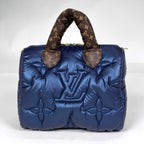 Louis Vuitton Speedy Bandouliere 25 Handbag LV Pillow Monogram Blue — view 3