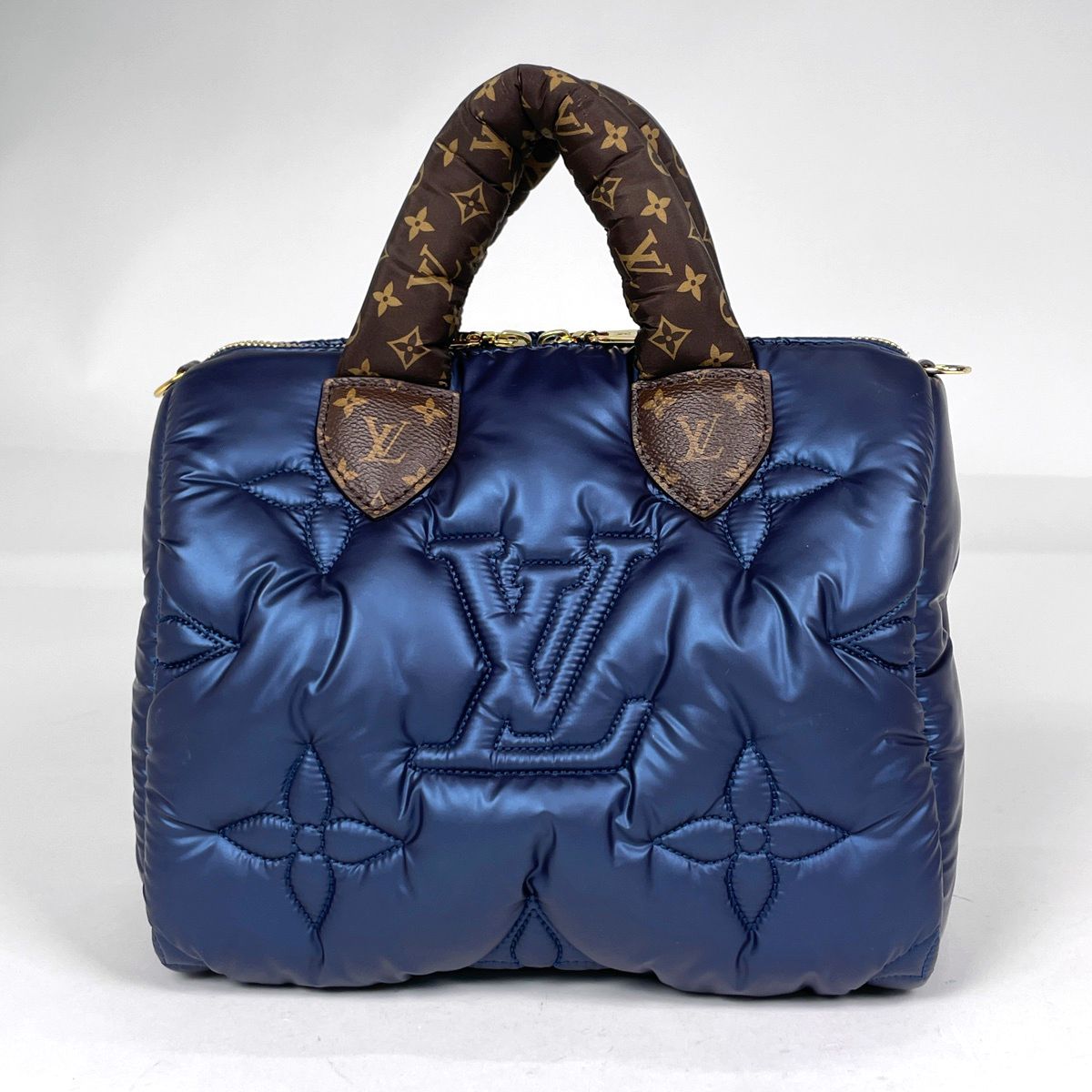 Louis Vuitton Speedy Bandouliere 25 Handbag LV Pillow Monogram Blue — view 3