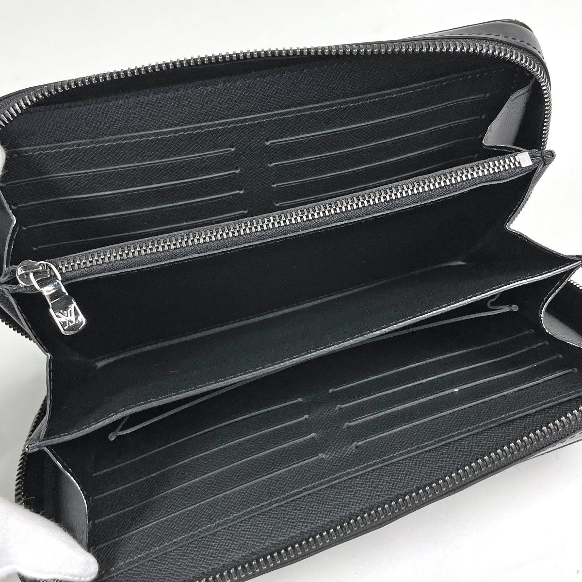 Louis Vuitton Zippy XL Wallet Zip Around Monogram Eclipse Noir — view 6