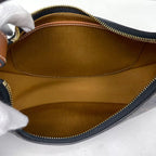 Celine Ava Shoulder Bag Triomphe Black Brown — view 7