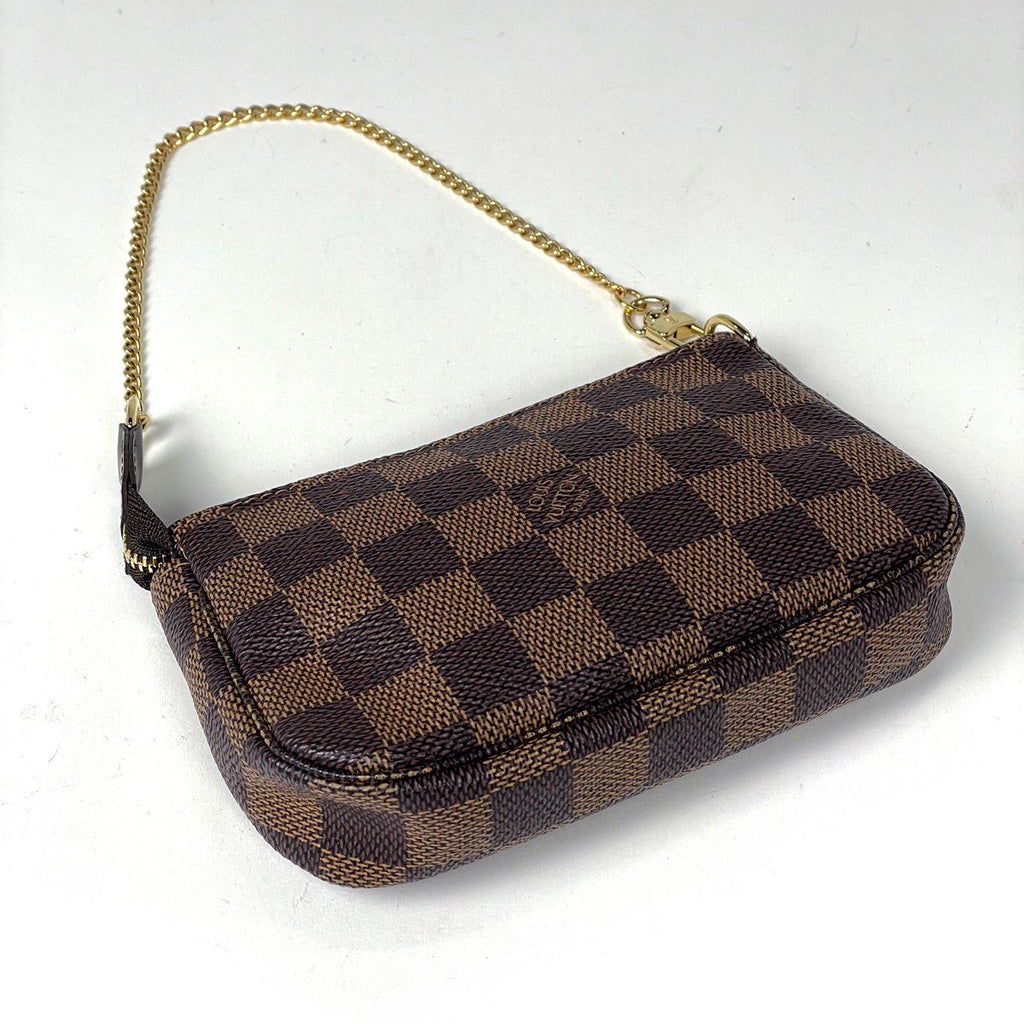 Louis Vuitton Mini Pochette Soirle Pouch Damier Brown — view 2