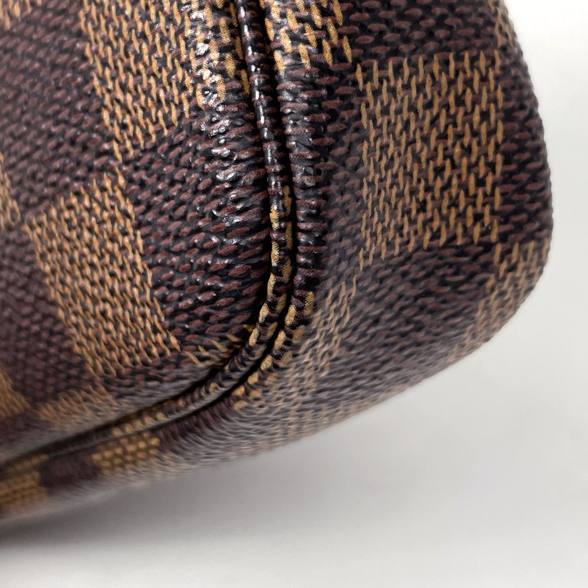Louis Vuitton Mini Pochette Soirle Pouch Damier Brown — view 3