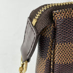 Louis Vuitton Mini Pochette Soirle Pouch Damier Brown — view 4