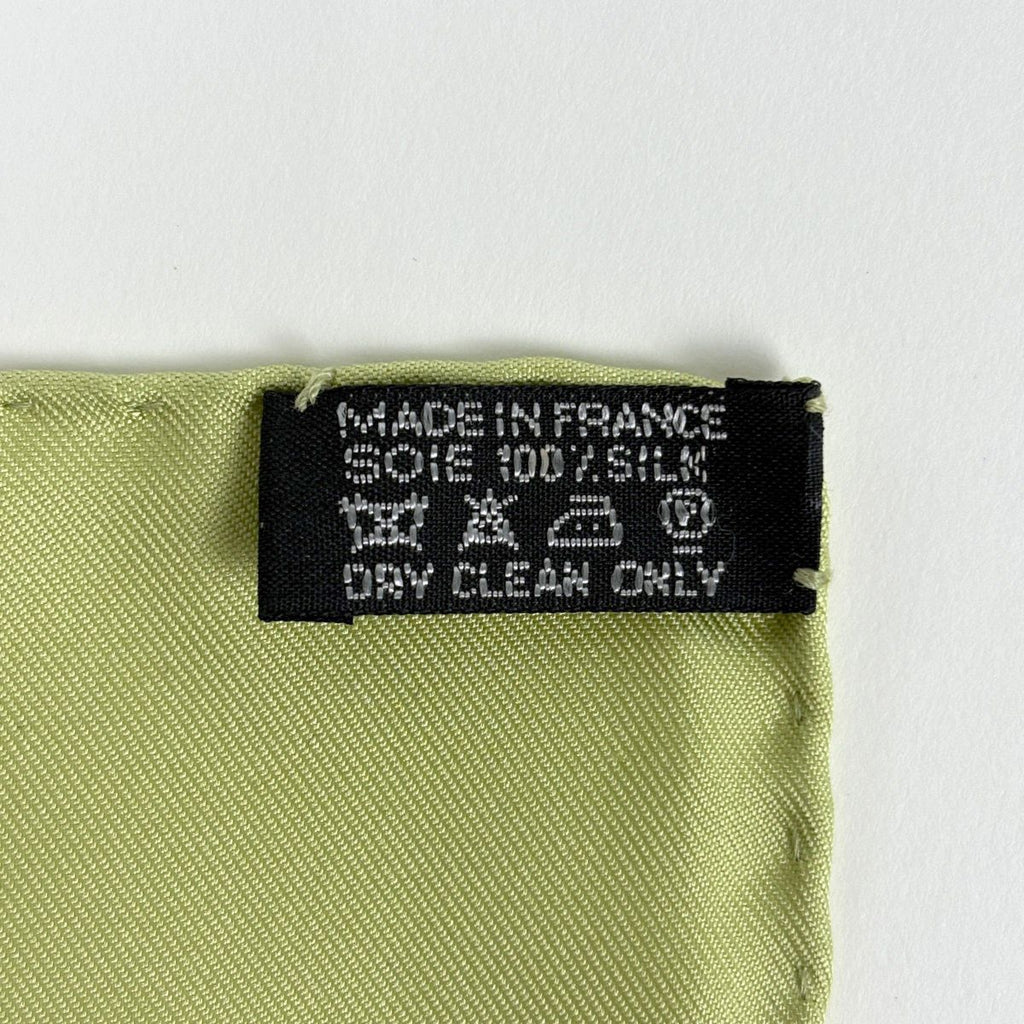 Hermes Carre 90 Avalcadour Scarf Cavalcadour Silk Green Multicolor — view 2