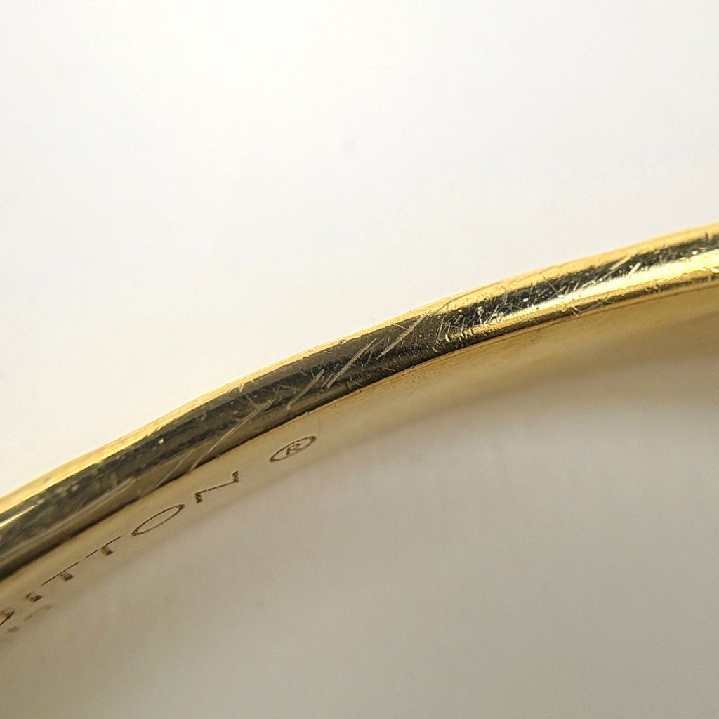 Louis Vuitton Bracelet Nanogram PM Bangle Monogram Gold Plated — view 3