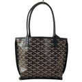 Goyard Handbag Anjou Mini Black Dark Brown White