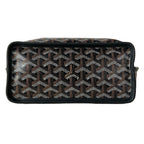 Goyard Handbag Anjou Mini Black Dark Brown White — view 5