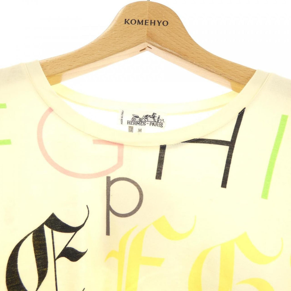 Hermes Amcassandre T-Shirt Yellow — view 5