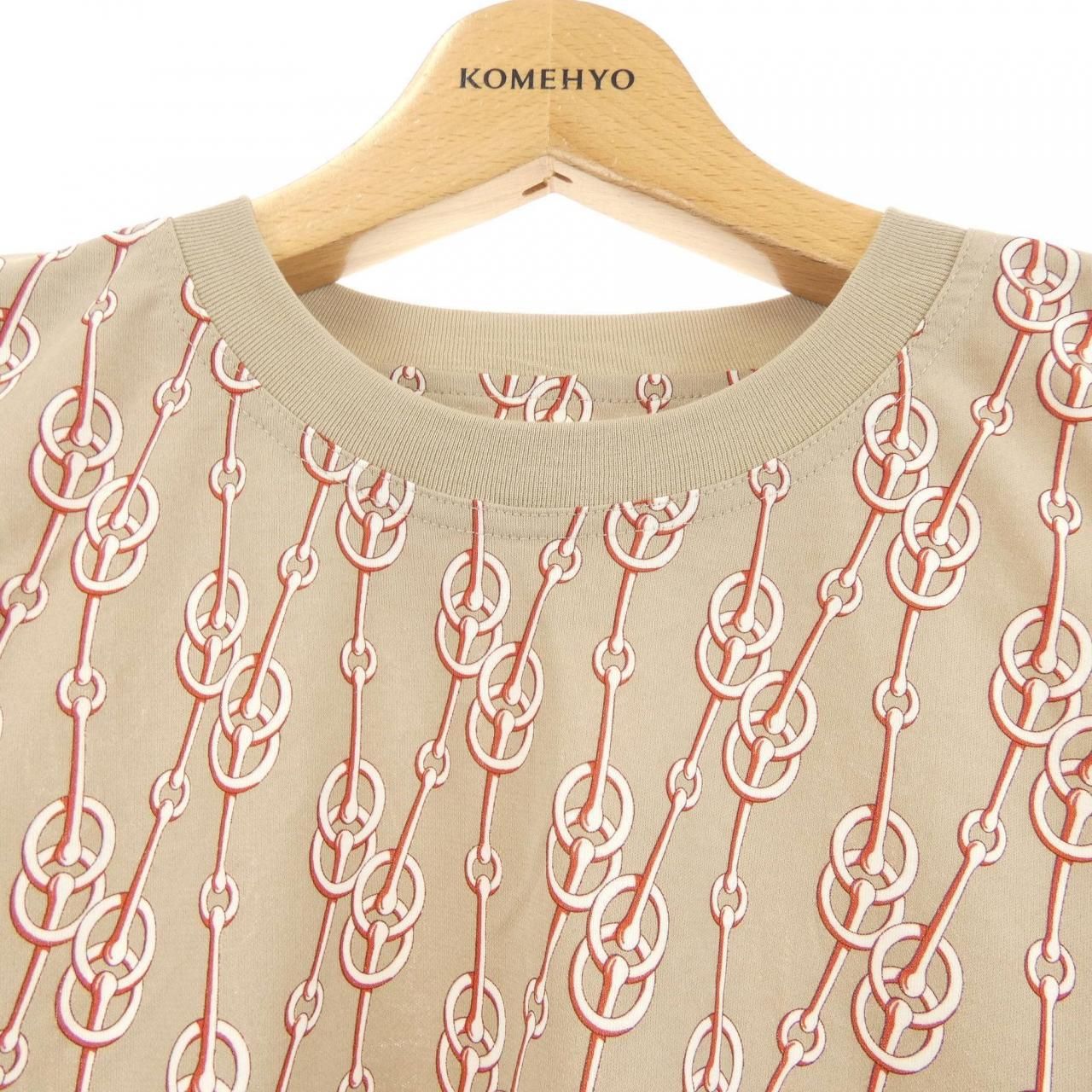 Hermes Cliquetis T-Shirt Beige — view 6