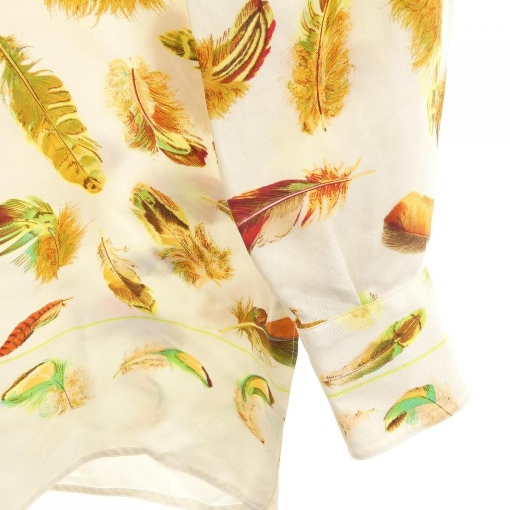 Hermes Plumes Twill Lane Shirt — view 5