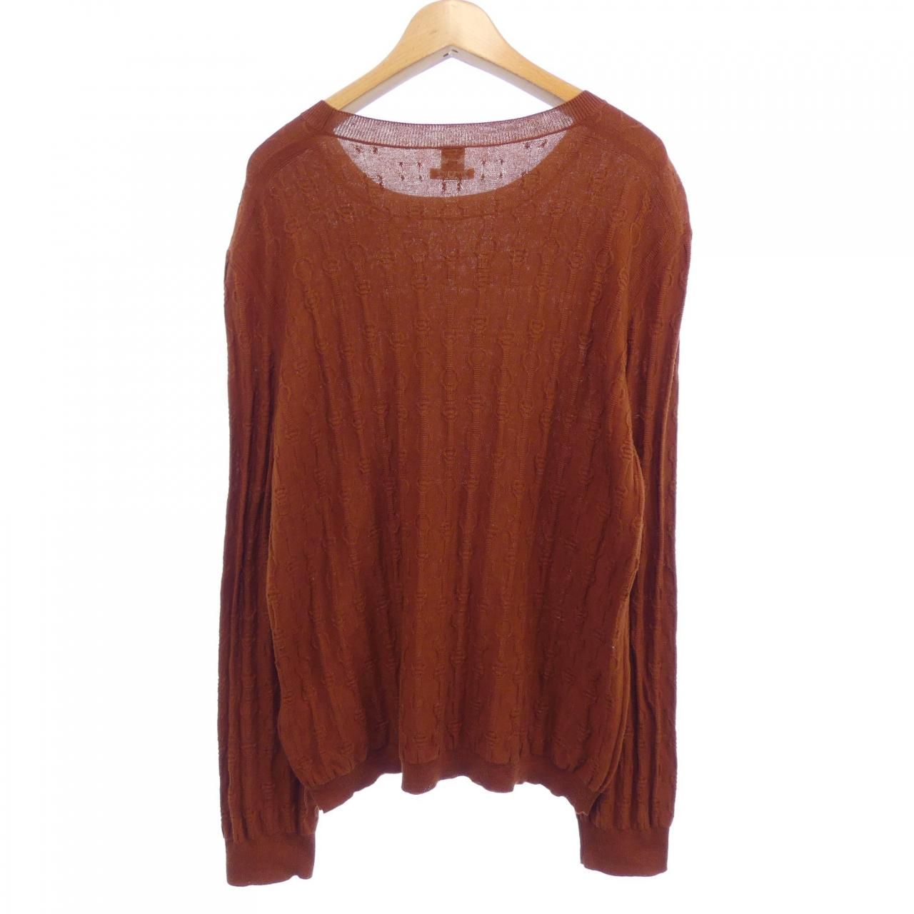 Hermes Knit Sweater Brown — view 2