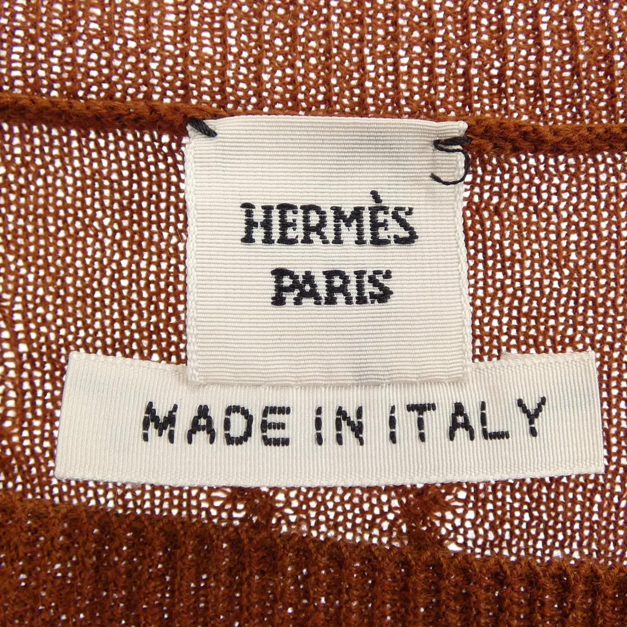 Hermes Knit Sweater Brown — view 4