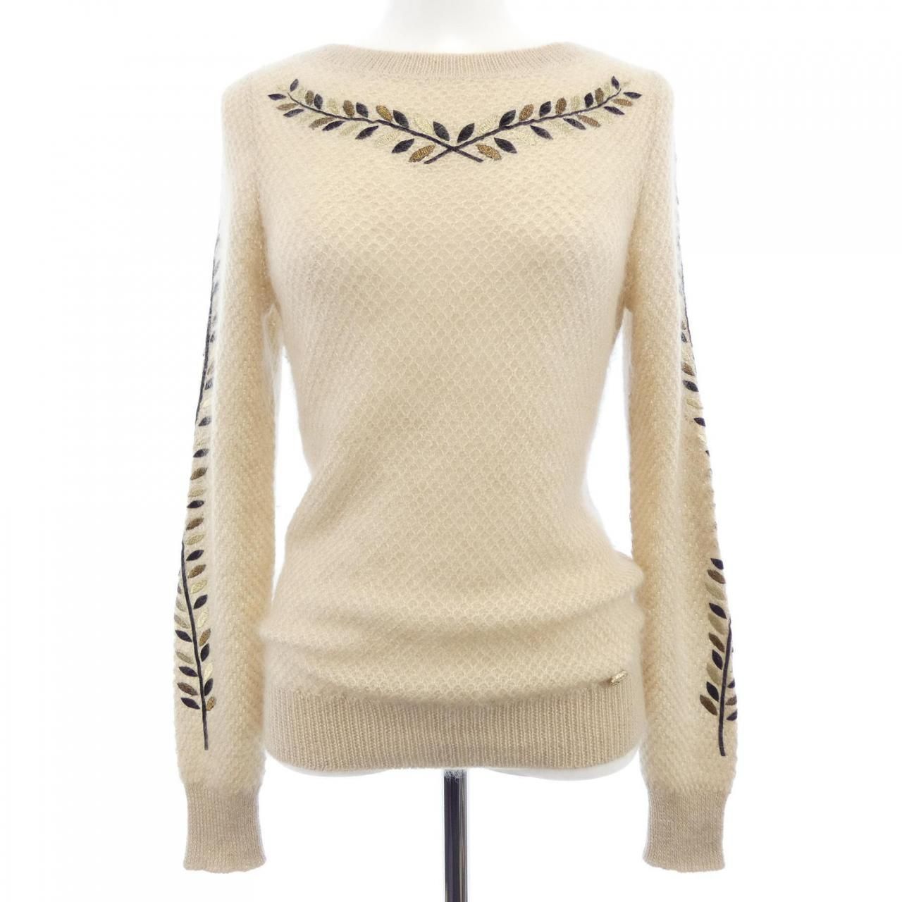 Chanel Knit Sweater Beige
