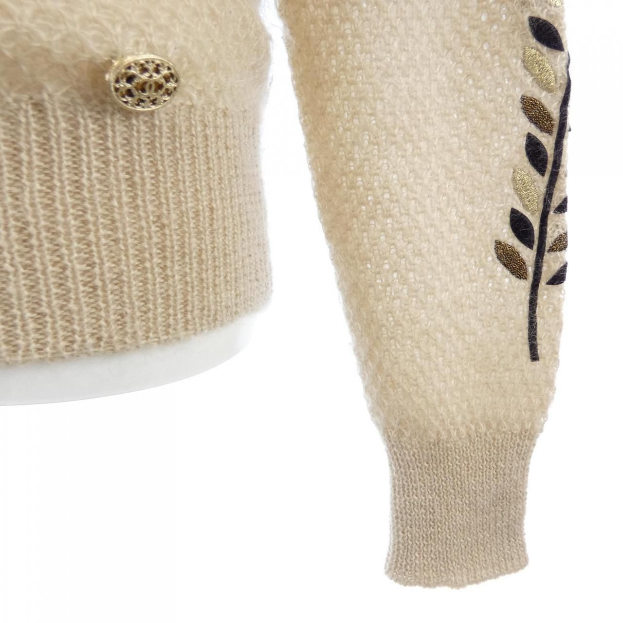 Chanel Knit Sweater Beige — view 7