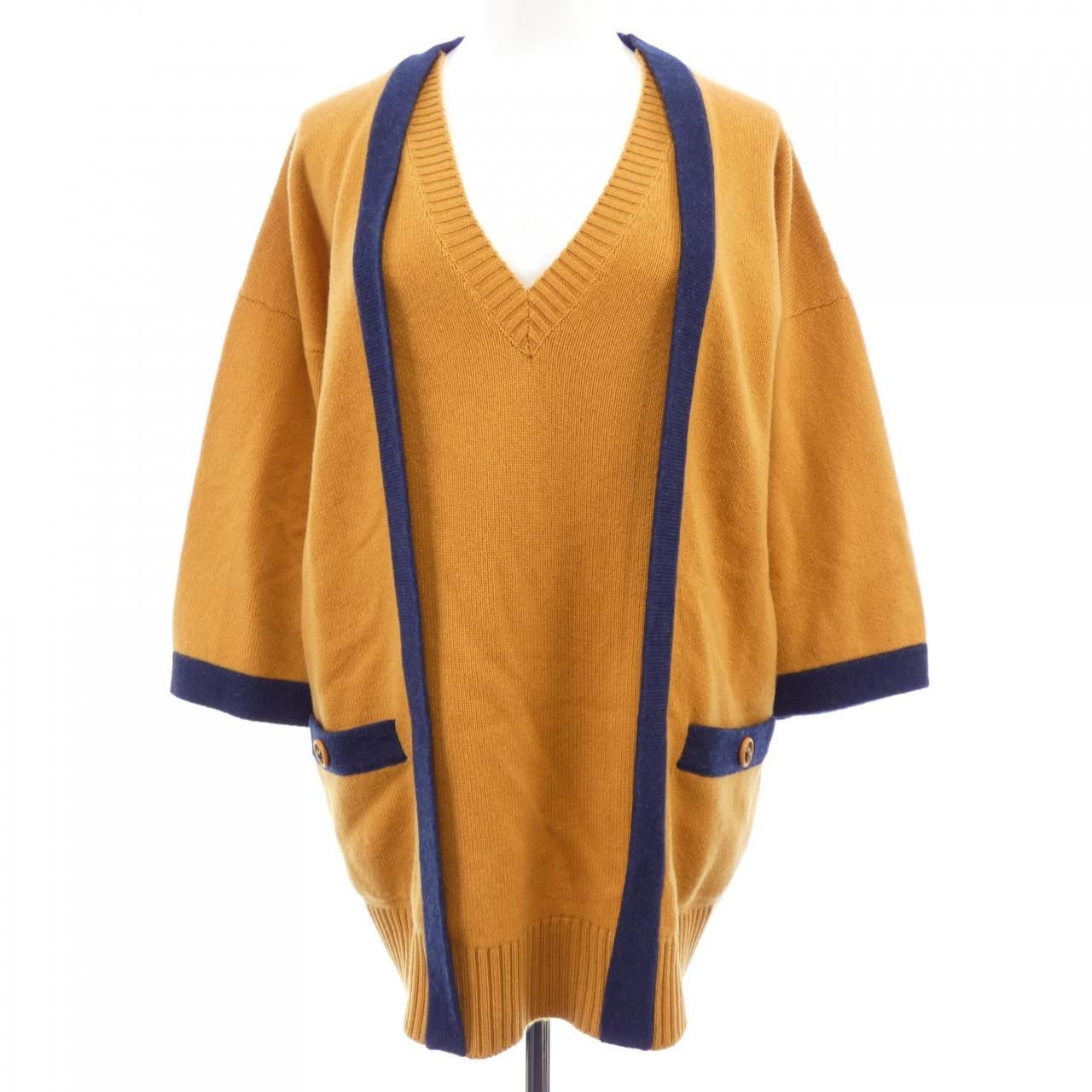 Chanel Knit Sweater Orange