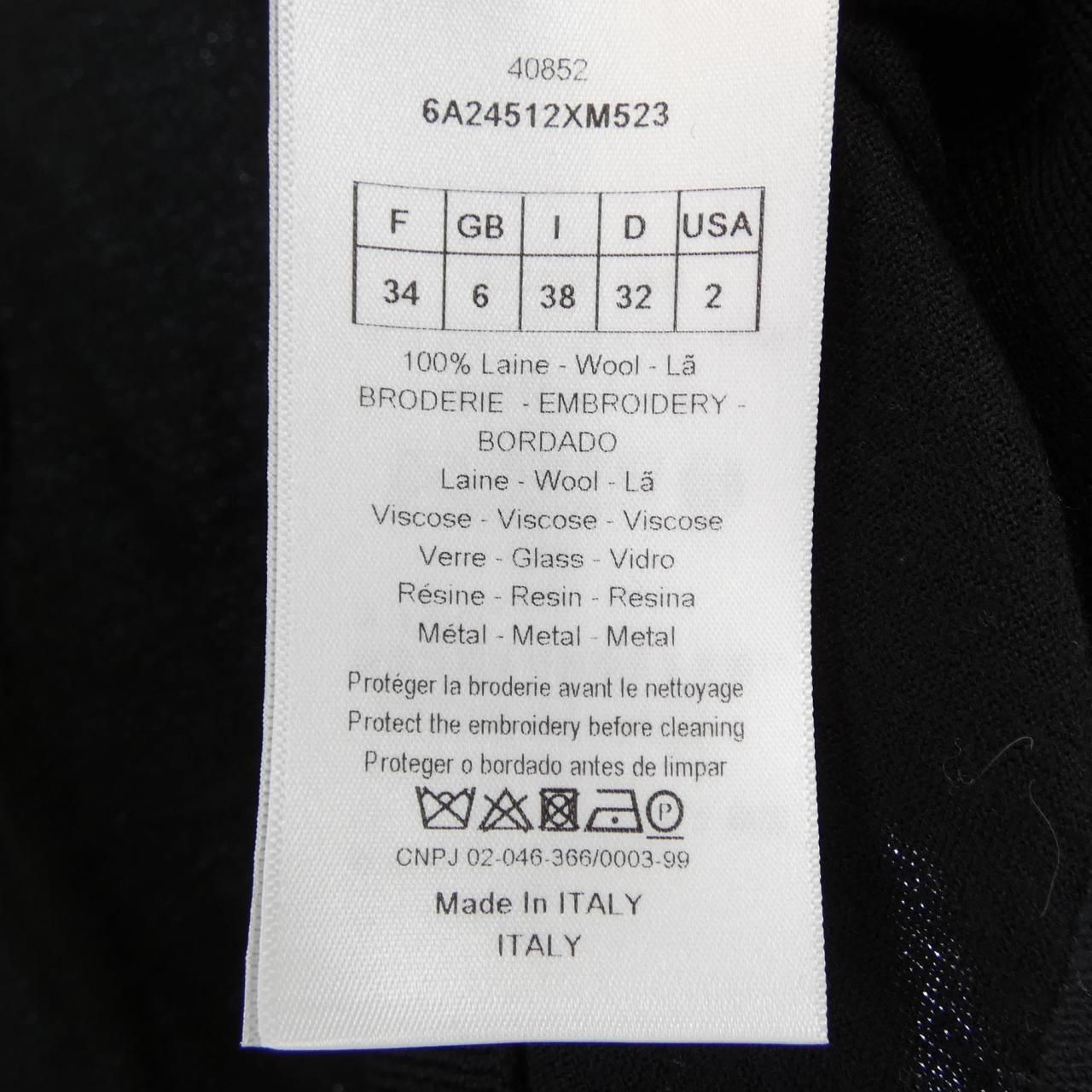 Dior Knit Sweater Black — view 3