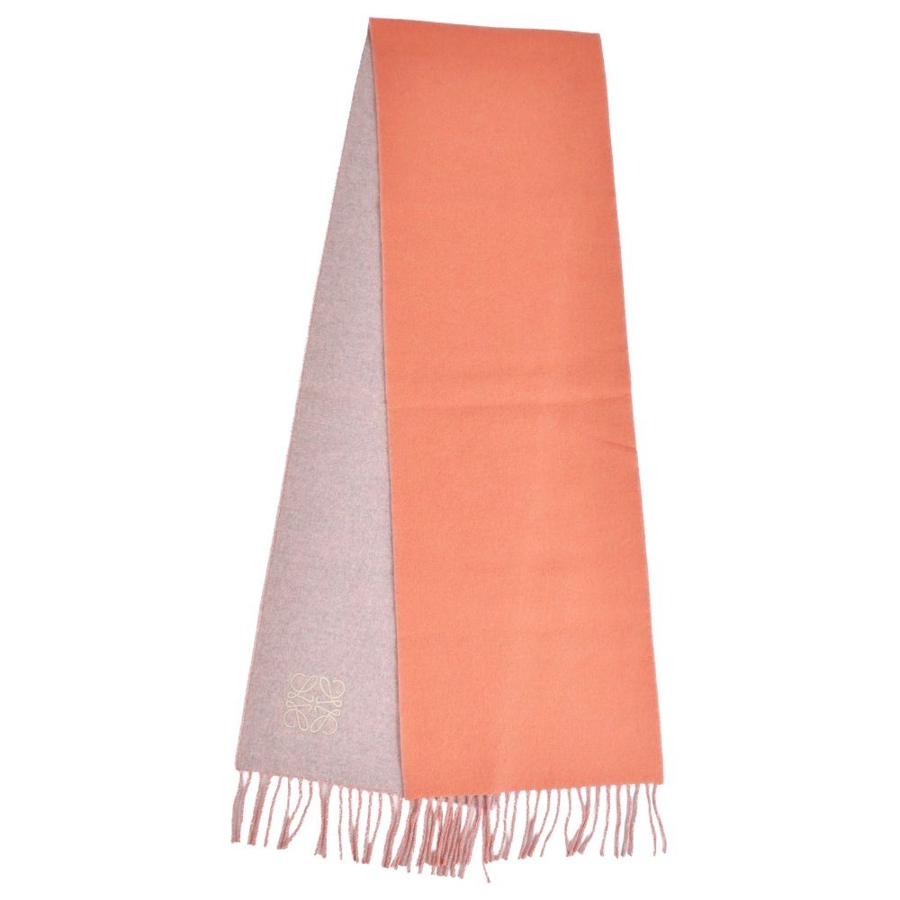 Loewe Scarf Shawl Fringe Anagram Wool — view 2