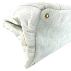 Prada Handbag Canapa Logo Cotton White — view 2