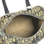 Dior Handbag Trotter Logo Leather Canvas Navy — view 5