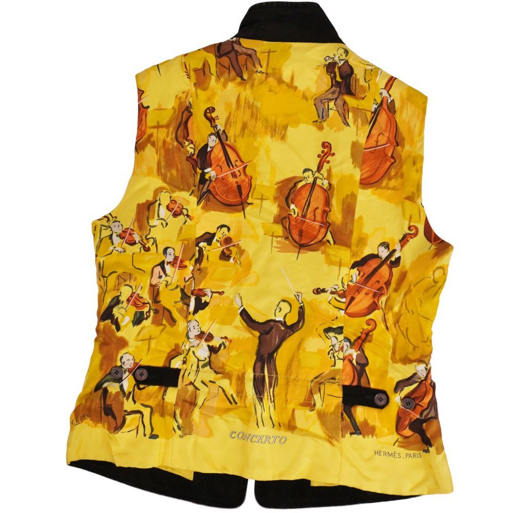 Hermes Vintage Vest Gilet Zip — view 3