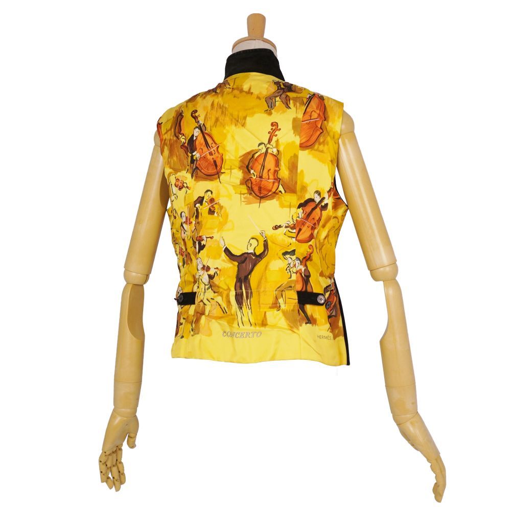 Hermes Vintage Vest Gilet Zip — view 7