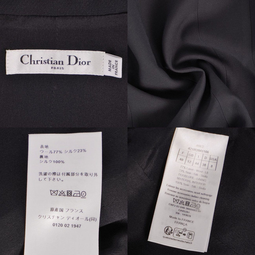 Dior Coat Black — view 8