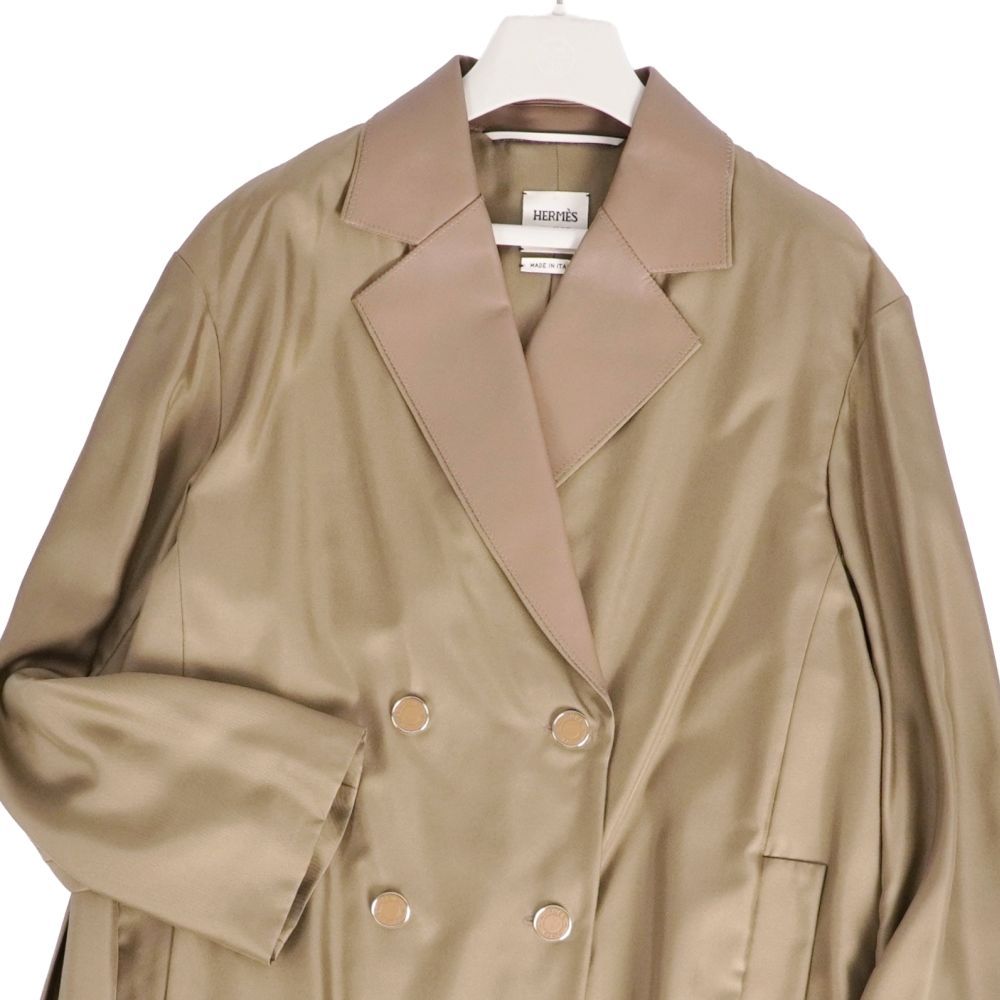 Hermes Coat Long Double Breasted — view 2