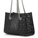Gucci Tote Bag GG Marmont Chain Leather Black — view 2