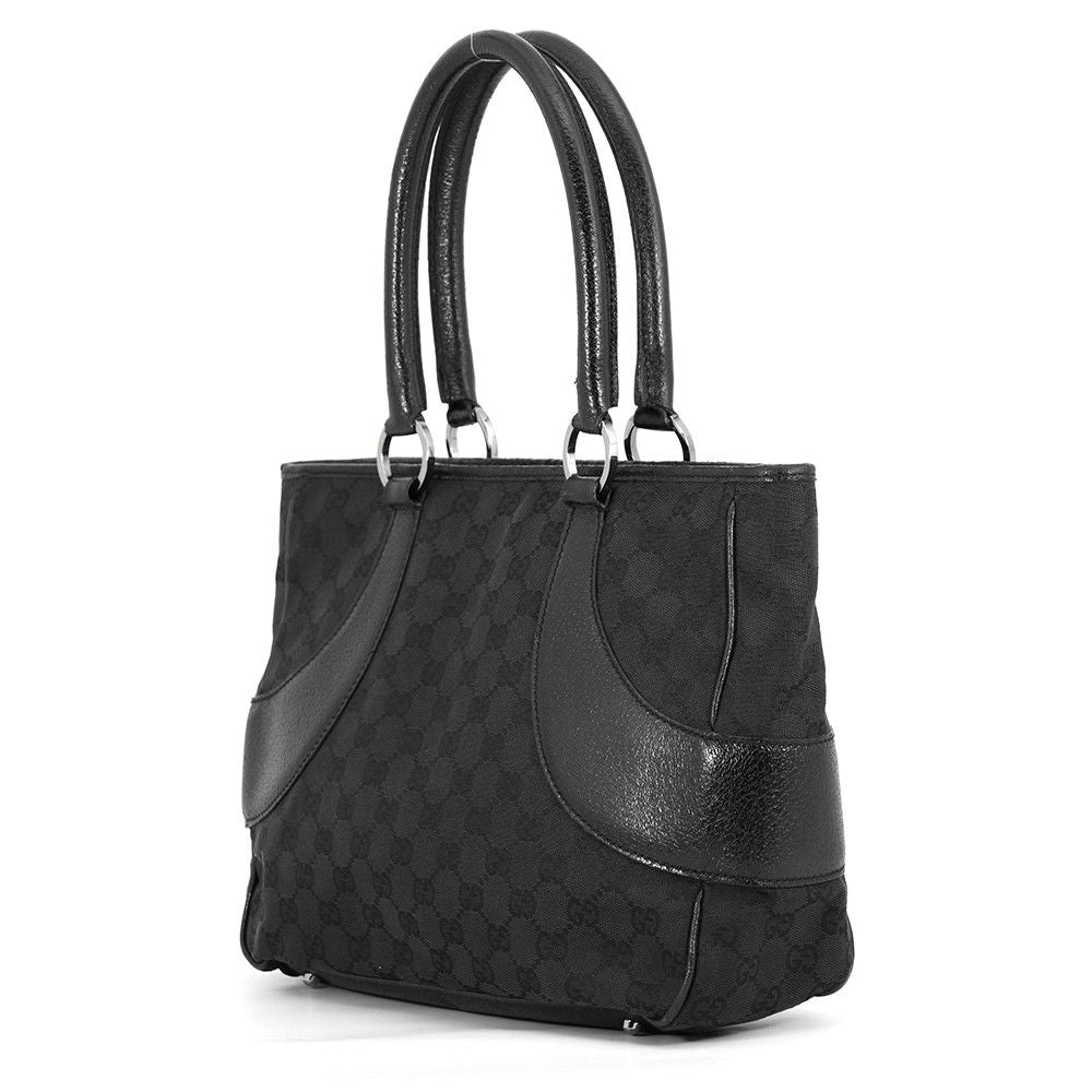 Gucci Tote Bag GG Canvas Black — view 2