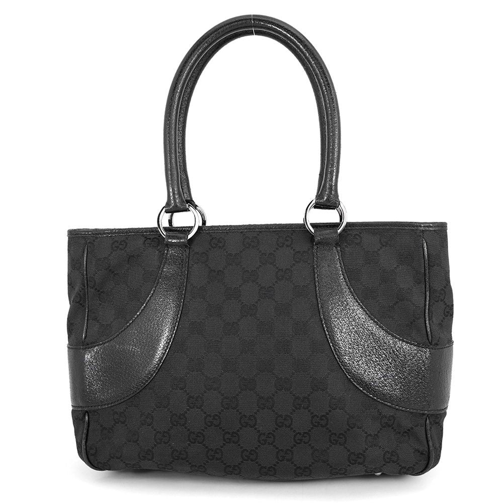 Gucci Tote Bag GG Canvas Black