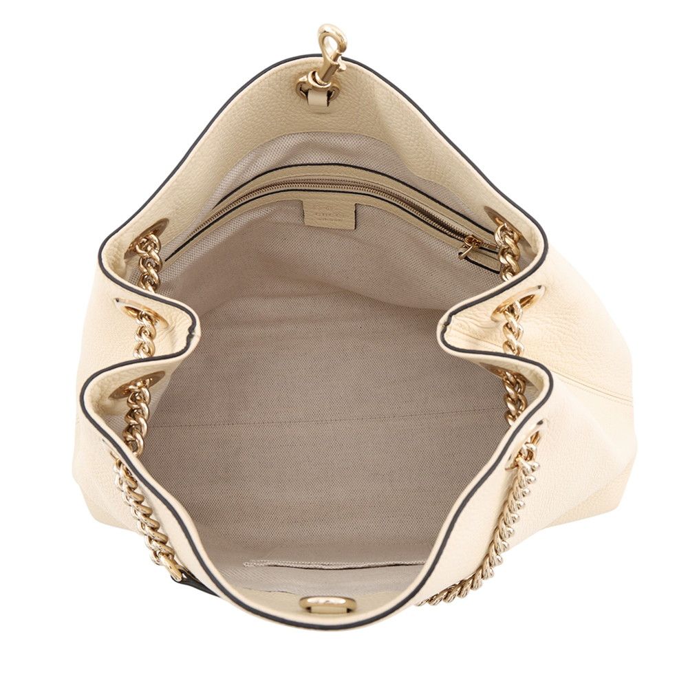 Gucci Tote Bag Interlocking G Soho Chain Leather 2-Way — view 6